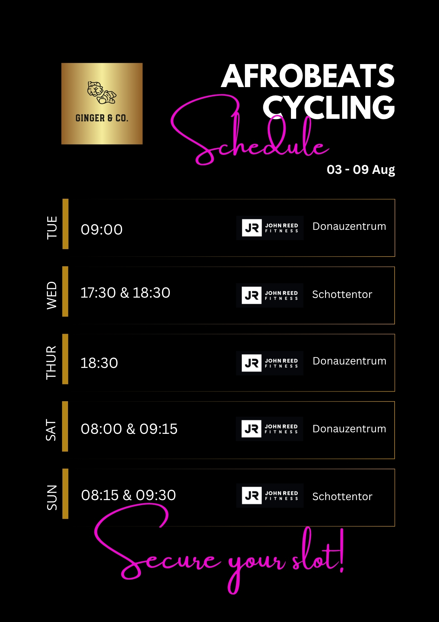 Weekly Schedule